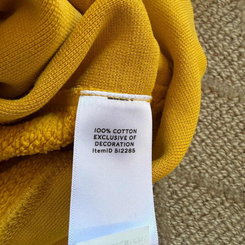 Todd SnyderxLL.Bean Logo Yellow Hoodie for Men - Picture 3 of 3